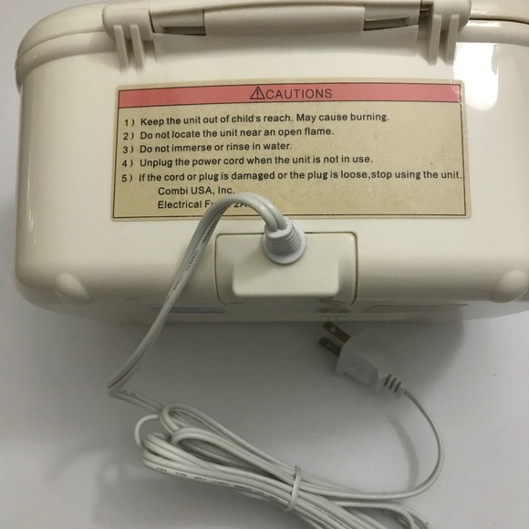 Combi Wipe Warmer NWB One Size Light Cream Color - Picture 8 of 12